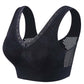Soutien-gorge sans armatures en dentelle à maintien élevé pour femme