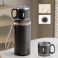 🔥SOLDES DU NOUVEL AN - SEULEMENT 19,99 € !!⚡PLUS DE 50 000 UNITÉS VENDUES !💝Bouteille isotherme 2 en 1 en acier inoxydable avec couvercle