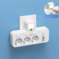 🔌 60% DE RÉDUCTION! 💡 Adaptateur Secteur UE 4 Prises – Interrupteurs Indépendants, Design Compact & Sécurité Maximale 🏠