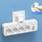 🔌 60% DE RÉDUCTION! 💡 Adaptateur Secteur UE 4 Prises – Interrupteurs Indépendants, Design Compact & Sécurité Maximale 🏠