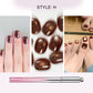 💅 Stylo de vernis gel à effet œil de chat ✨ Aimant intégré • Application précise