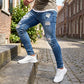 Jean skinny déchiré élégant pour homme