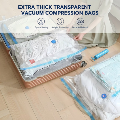 🛍️Promo sacs étanches épais transparent pour ranger vêtements ✨