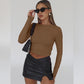 Ensemble crop top slim fit pour femme