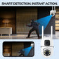 Caméra de sécurité 4K à double objectif avec rotation panoramique et inclinaison à 360°