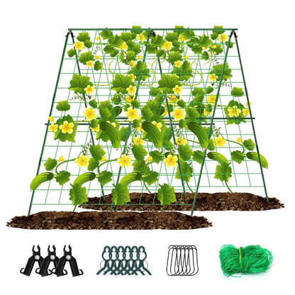 ⏳Spécial à durée limitée⏰Ttreille de jardin en A pour plantes grimpantes🍇🥒