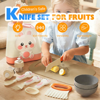 Ensemble de couteaux de cuisine sécuritaires pour enfants, pour fruits et légumes