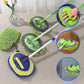 Brosse télescopique pour le lavage de voiture avec long manche en aluminium résistant