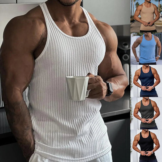 Cardigan de sport rayé unie pour homme