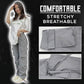 Pantalon cargo gris pour femme