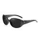 Lunettes de Soleil Polarisées Femme avec Accents en Strass