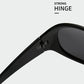 Lunettes de Soleil Polarisées Femme avec Accents en Strass