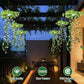 💐50% DE RÉDUCTION ! Lampe solaire suspendue en herbe – Ambiance chaleureuse pour jardin/balcon ✨🍃【Stock Limité】