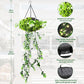 💐50% DE RÉDUCTION ! Lampe solaire suspendue en herbe – Ambiance chaleureuse pour jardin/balcon ✨🍃【Stock Limité】