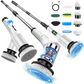 🧼 50% DE RÉDUCTION! 🔥 Brosse de Nettoyage Rotative Électrique Améliorée avec Écran LED – Puissante, Polyvalente & Idéale Pour La Salle de Bain & La Cuisine 🚿 Livraison Gratuite
