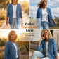 🧥📢 60% DE RÉDUCTION! 👖 Veste en Jean Classique à Boutons pour Femme – Style Intemporel, Coton Respirant & Idéale Pour Les Superpositions 🌸