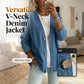 🧥📢 60% DE RÉDUCTION! 👖 Veste en Jean Classique à Boutons pour Femme – Style Intemporel, Coton Respirant & Idéale Pour Les Superpositions 🌸