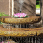 Pompe pour fontaine en forme de fleur de lotus à énergie solaire