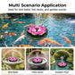 Pompe pour fontaine en forme de fleur de lotus à énergie solaire
