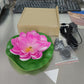 Pompe pour fontaine en forme de fleur de lotus à énergie solaire