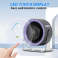☀️💥 Ventilateur USB portable écran LED 100 vitesses silencieux oscillant autonomie longue ✨
