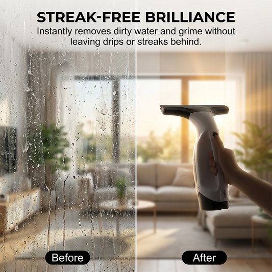 Aspirateur électrique pour vitres avec rallonge