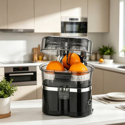 🍊 Presse-agrumes automatique à double tête | Presse deux fruits à la fois • Gain de temps