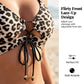 Ensemble bikini sexy à lacets pour femme