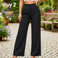 👖✨ Pantalon taille haute à jambes larges, tissu respirant et belle chute, style élégant pour tous les jours