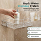 Panier de douche d'angle gain de place sans perçage