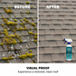 🌧️ Nettoyant multi-surfaces pour toitures anti-mousse et algues – Vaporisez, rincez et admirez le résultat ! 🏠✨ Efficace contre la mousse, doux pour les plantes – une toiture propre en quelques minutes. 🌿💧