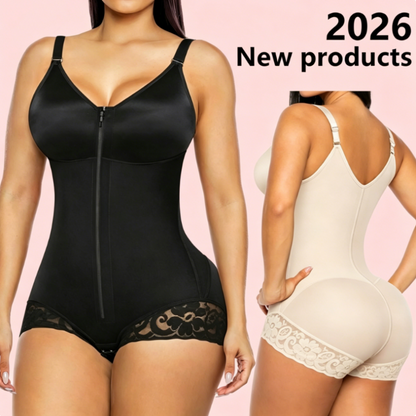✨ PROMO LIMITÉE -40% ! 💪 Body Gainant Zippé pour Femme – Contrôle Ventre & Soutien 360° 🩱