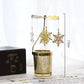 Porte-bougie parfumé rotatif de Noël