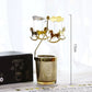 Porte-bougie parfumé rotatif de Noël