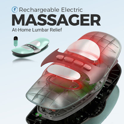 Masseur lombaire électrique rechargeable avec fonction chauffante