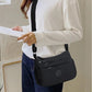 💐50 % DE RÉDUCTION ! Sac à bandoulière uni pour femme – Multipochettes et fermeture à glissière 🔐👛【Stock limité】