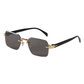 Lunettes de soleil rectangulaires sans monture pour hommes et femmes