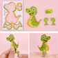 Puzzle 3D éducatif de dessins animés