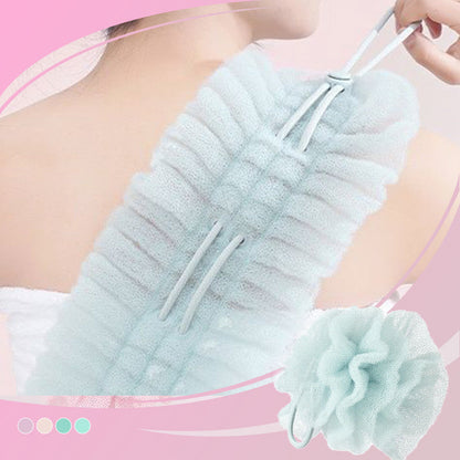 Chiffon exfoliant double face pour le gommage du dos