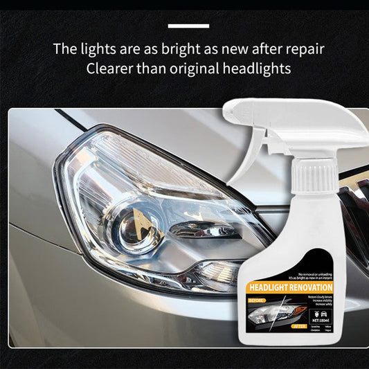 Spray rénovateur pour phares de voiture
