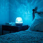 Lampe à effet d'ondulation d'eau LED 16 couleurs avec télécommande