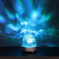 Lampe à effet d'ondulation d'eau LED 16 couleurs avec télécommande