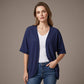 🌿 Cardigan décontracté à manches courtes pour femme 🌼
