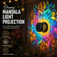 🏆 2 achetés, 1 offert 🎁 Lampe murale solaire Mandala pour extérieur, projecteur de lumière pour clôture de jardin, décoration d'ambiance pour terrasse