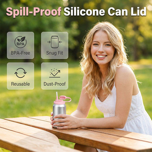 Couvercle en silicone pour canette de soda