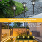 Lot de 2 lampes solaires étanches pour allée extérieure