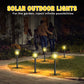 Lot de 2 lampes solaires étanches pour allée extérieure