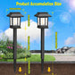 Lot de 2 lampes solaires étanches pour allée extérieure