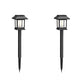 Lot de 2 lampes solaires étanches pour allée extérieure