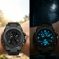 🔥⌚ PROMO FLASH 50% ! Montre Sport Homme Étanche 3ATM – Double Affichage (Analogique+Numérique), Rétroéclairage, Chronographe, Boîtier ABS Antichoc, Bracelet Résine 🌊